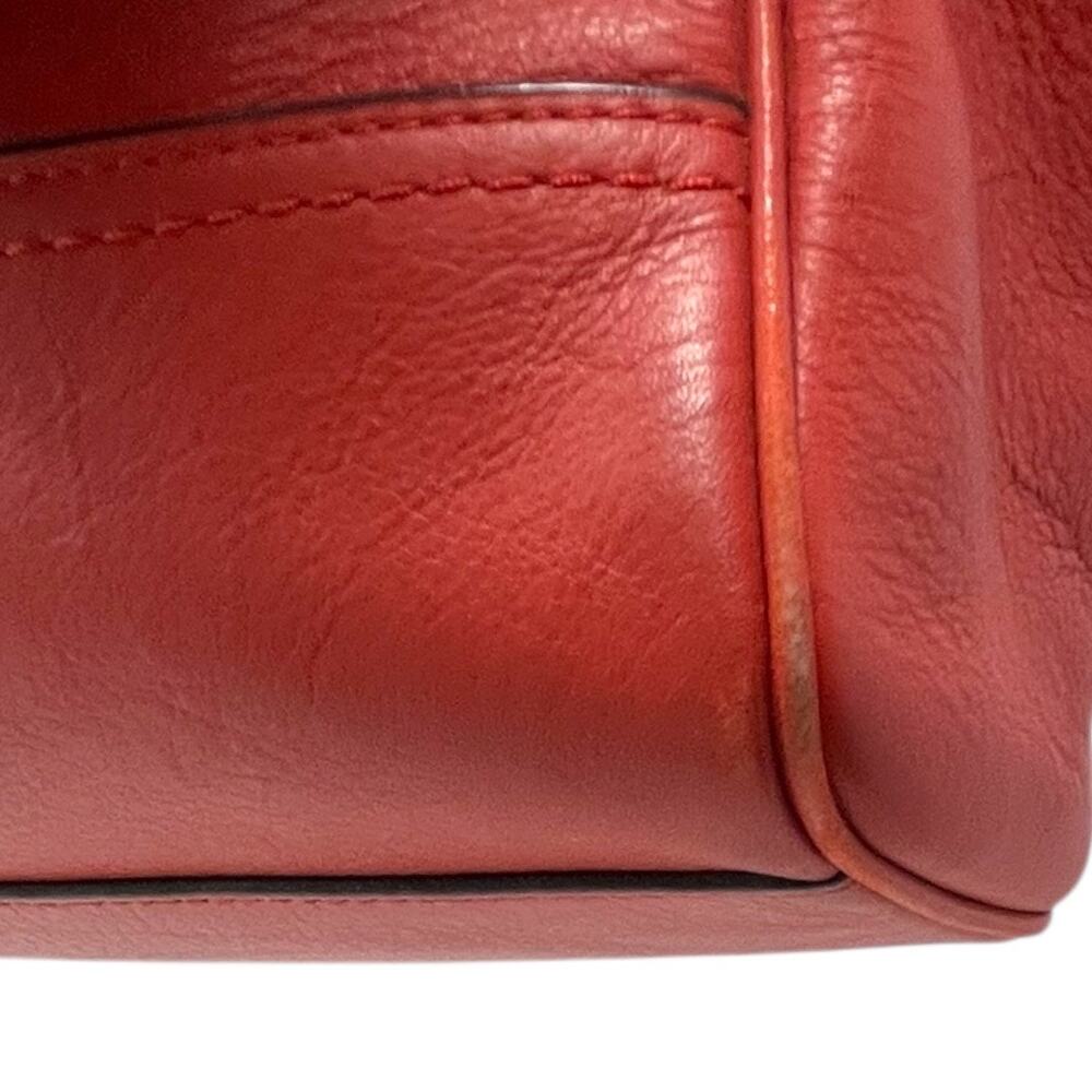 Coach Madison Red Leather Satchel with Tassel – Style 19891 – Retail  $358 - Picture 6 of 13